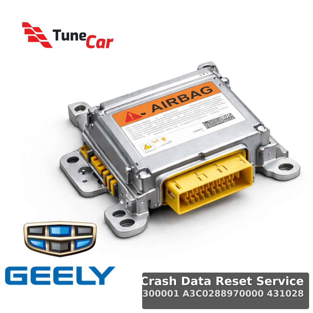 Geely Airbag / SRS Module Crash Data Reset — 11300001 A3C0288970000 431028 (UK Postal)