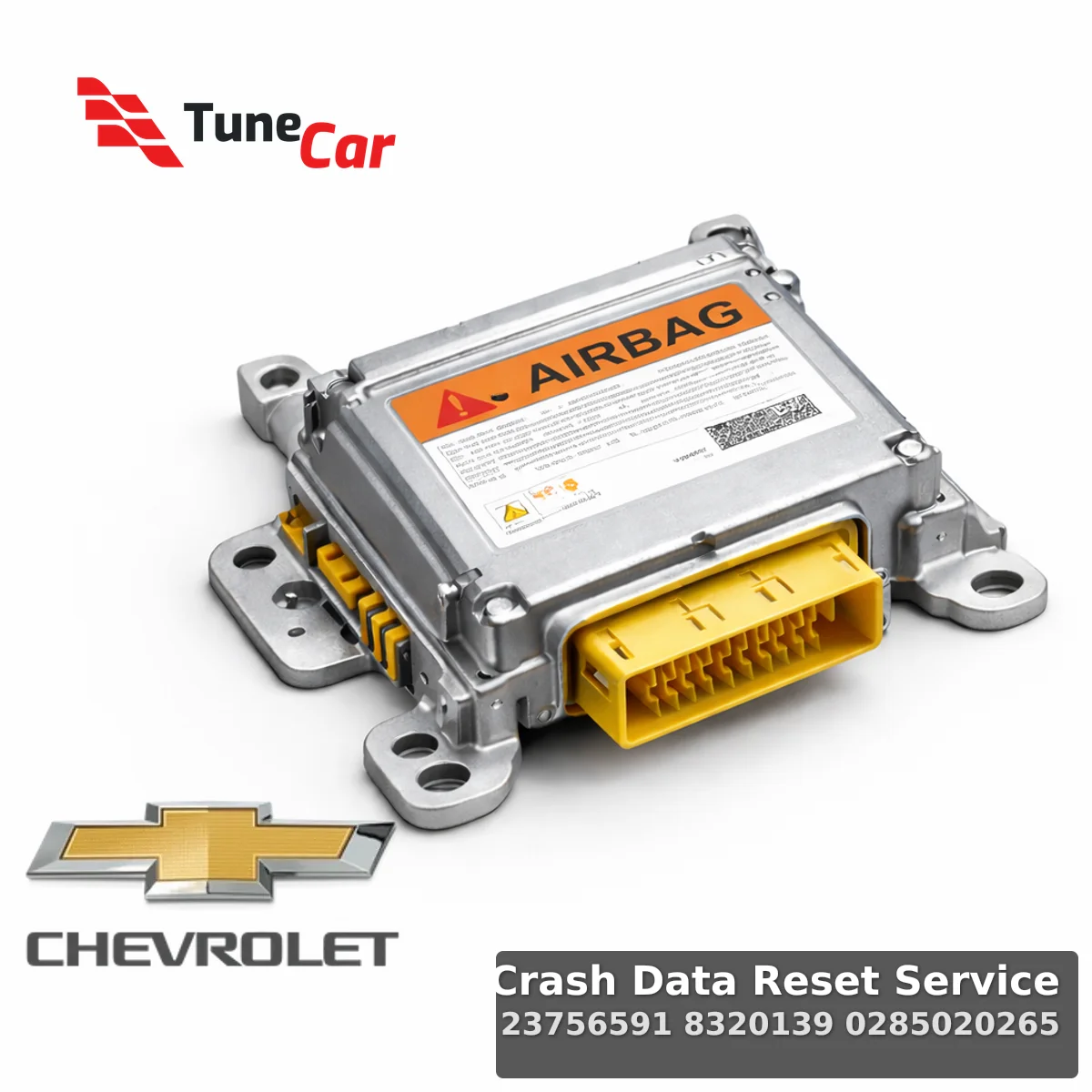 Chevrolet Airbag / SRS Module Crash Data Reset — 23756591 8320139 0285020265 (UK Postal)