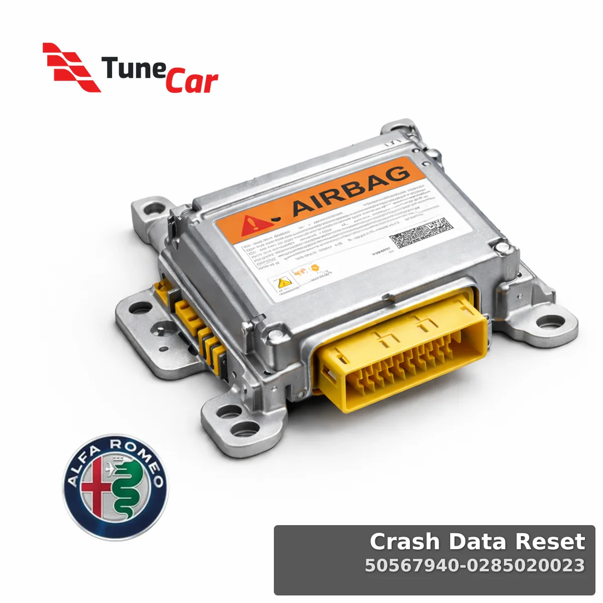 Alfa Romeo Airbag / SRS Module Crash Data Reset — 50567940-0285020023 (UK Postal)