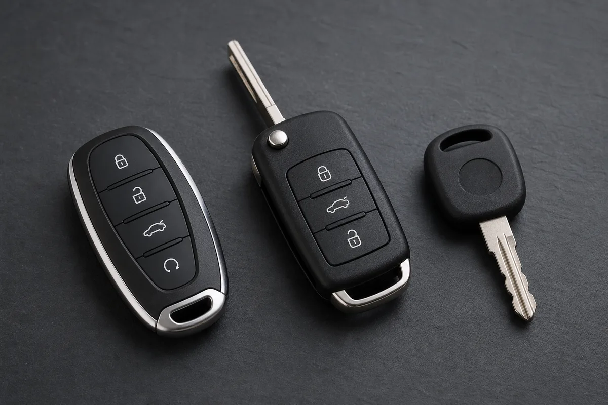 Smart proximity key, remote flip key and transponder car key